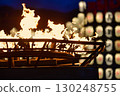 A brightly burning bonfire 130248755