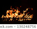 A brightly burning bonfire 130248756
