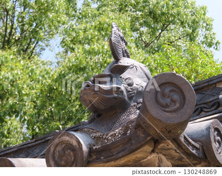 Shimotsui Gion Shrine, a shrine in Kurashiki City that has been worshipped as the god of safe voyages for about 250 years. 130248869