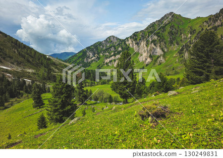 Nature landscape background, mountain peaks Nature landscape background, mountain peaks 130249831