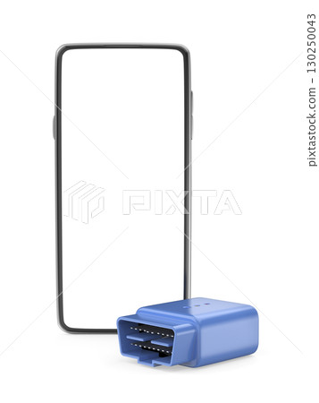 Smartphone and wireless OBD2 car diagnostic device 130250043