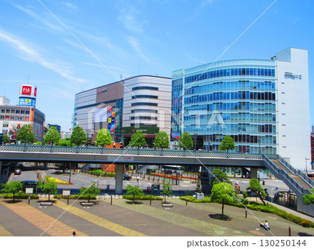 Scenery around Kawaguchi Station on the Keihin-Tohoku Line in Kawaguchi City, Saitama Prefecture (photographed in 2025) 130250144