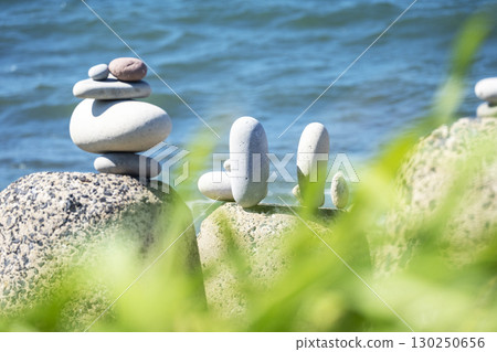 石頭的風景成石海灘(琴浦町) 石頭的風景成石海灘(琴浦町) 130250656