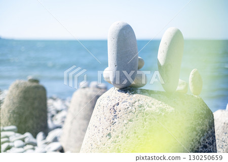 石頭的風景成石海灘(琴浦町) 石頭的風景成石海灘(琴浦町) 130250659