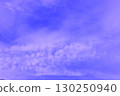 Blue sky with clouds (wallpaper material) 130250940