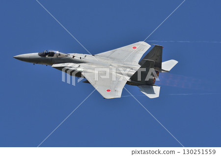 F-15J機動飛行，展示主翼① 130251559