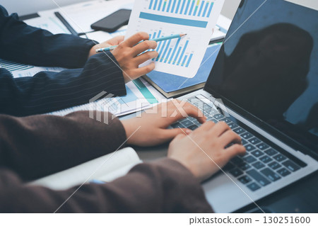 Success, audience with an applause and in a business meeting at work with a lens flare together. Achievement or celebration, motivation and businesspeople clapping hands for good news or support 130251600