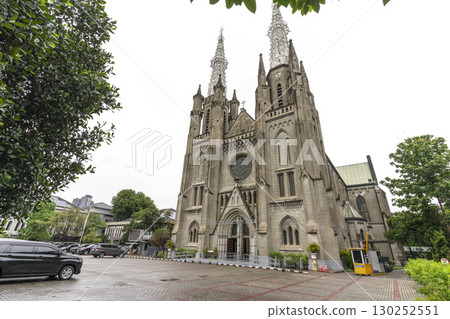 Beautiful Catholic Cathedral Church of Jakarta, Indonesia. Beautiful Catholic Cathedral Church of Jakarta, Indonesia. 130252551