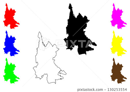 Okinawa city (Japan, Nihon-koku or Nippon-koku, Kyushu region) map vector illustration, scribble sketch Okinawa-shi or Uchinaa map Okinawa city (Japan, Nihon-koku or Nippon-koku, Kyushu region) map vector illustration, scribble sketch Okinawa-shi or Uchinaa map 130253554