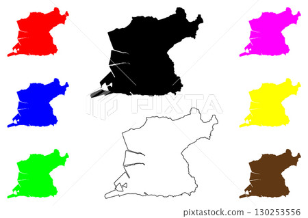 Omuta city (Japan, Nihon-koku or Nippon-koku, Kyushu region) map vector illustration, scribble sketch Omuta-shi map Omuta city (Japan, Nihon-koku or Nippon-koku, Kyushu region) map vector illustration, scribble sketch Omuta-shi map 130253556