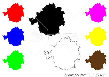 Sanda city (Japan, Nihon-koku or Nippon-koku, Kansai region) map vector illustration, scribble sketch Sanda-shi map Sanda city (Japan, Nihon-koku or Nippon-koku, Kansai region) map vector illustration, scribble sketch Sanda-shi map 130253718