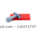The stamp symbol is placed on a white background. 130253797