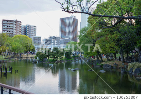 A park with a pond A park with a pond 130253807