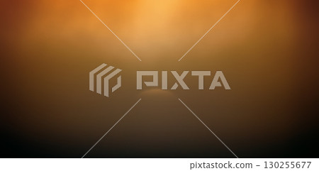 setting sun in the misty haze 130255677