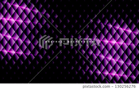 Black and purple modern abstract background with glowing geometric texture. 130256276