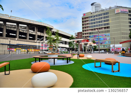Aichi Prefecture: Nagoya Cityscape: Meieki Parklet 130256857