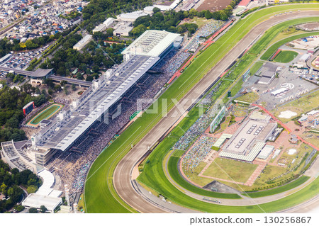 Aerial view of Tokyo Racecourse 130256867
