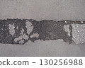 Weathered asphalt 130256988