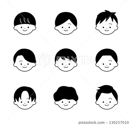 Various boys monochrome Various boys monochrome 130257010