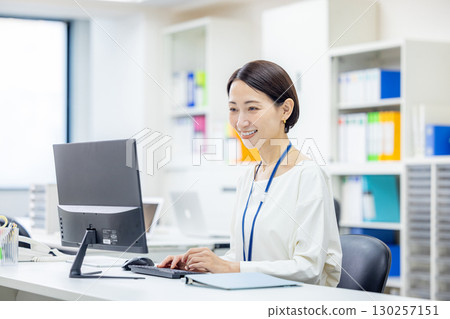 Office worker, female, office 130257151