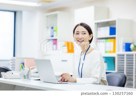 Office worker, female, office 130257160