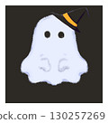 Halloween ghost, witch hat, mouthless, legless 130257269