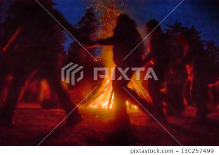 Pagan festival of Walpurgis night Pagan festival of Walpurgis night 130257499