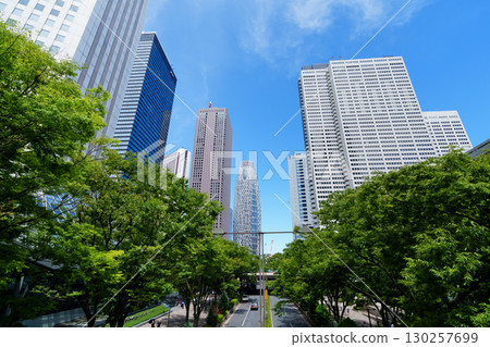 Tokyo, Nishi-Shinjuku business district 130257699