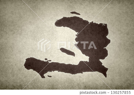 Map of Haiti on an paper Map of Haiti on an paper 130257855