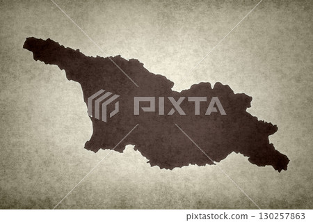 Map of Georgia on an paper Map of Georgia on an paper 130257863