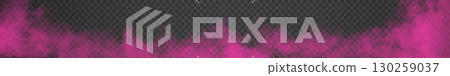 Very long light pink or magenta color cloudiness or haze isolated on transparent background Very long light pink or magenta color cloudiness or haze isolated on transparent background 130259037