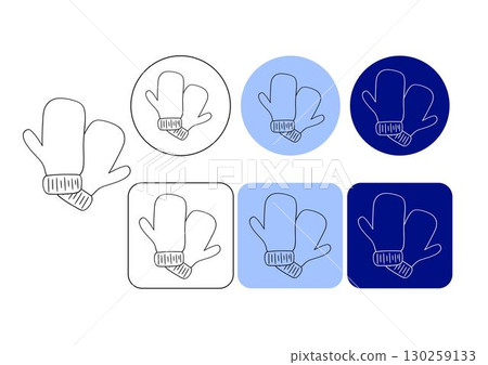 Hand-drawn minimalist illustration of cozy winter mittens. Graphic line vector logo. Perfect for decorations, crafting projects, and seasonal designs. Simple black outline art suitable creative use Hand-drawn minimalist illustration of cozy winter mittens. Graphic line vector logo. Perfect for decorations, crafting projects, and seasonal designs. Simple black outline art suitable creative use 130259133