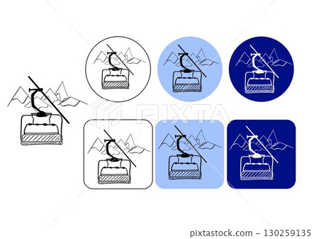 Mountain lift graphic line logo, vector Ski Resort, Winter Sports, Skiing, Snowboarding, Mountain Resort, Ski Lift, Snowy Slopes, Winter Vacation, Ski Lodge, Alpine Resort Vector Icon Design Mountain lift graphic line logo, vector Ski Resort, Winter Sports, Skiing, Snowboarding, Mountain Resort, Ski Lift, Snowy Slopes, Winter Vacation, Ski Lodge, Alpine Resort Vector Icon Design 130259135