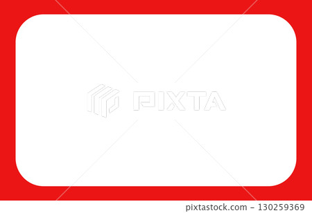 Vivid red and white vector frame background illustration material Vivid red and white vector frame background illustration material 130259369