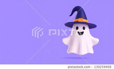 3D鬼插圖背景圖像 130259408