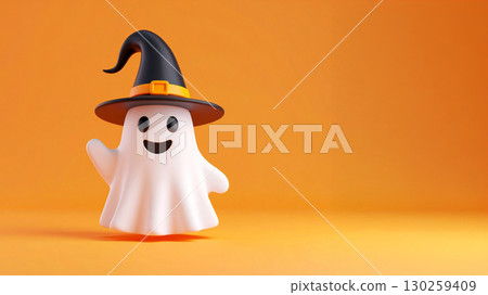 3D鬼插圖背景圖像 130259409