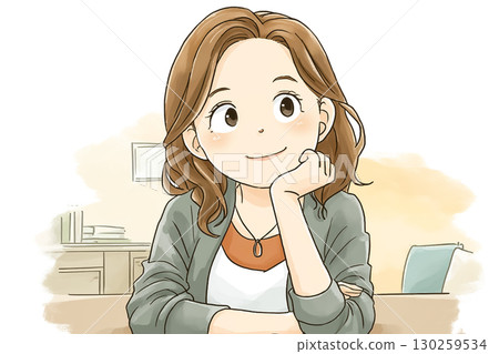 Miyu Series: A slightly overweight woman fantasizing about what she would do if she lost weight Miyu Series: A slightly overweight woman fantasizing about what she would do if she lost weight 130259534