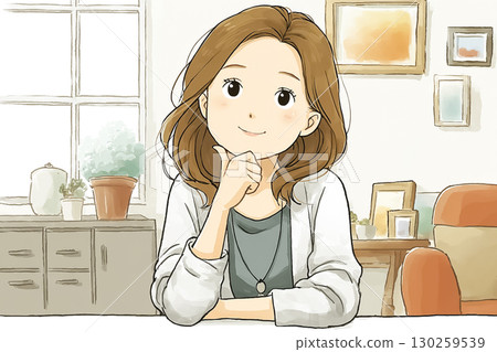 A slightly overweight woman fantasizing about what she would do if she lost weight A slightly overweight woman fantasizing about what she would do if she lost weight 130259539