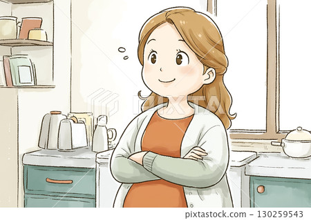 Miyu Series: A slightly overweight woman fantasizing about what she would do if she lost weight 130259543