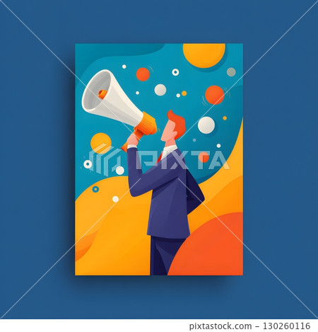 Flat vector awareness campaign social media template 130260116