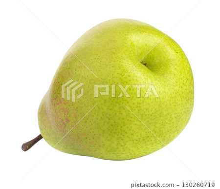 Green pear isolated on a white background 130260719
