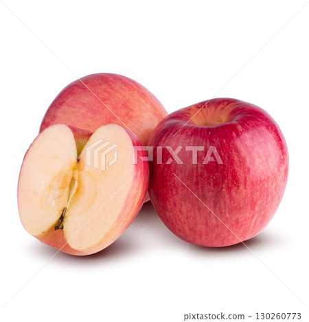 red apple isolated on a white background 130260773