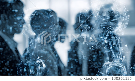 business partners training generative AI models high resolution 8k 130261135