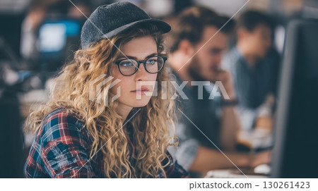 startup founders reviewing global tax compliance requirements 130261423