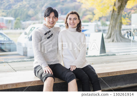 一對夫婦泡足浴 130261914