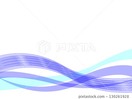 帶有藍色曲線的簡單背景圖像 帶有藍色曲線的簡單背景圖像 130261928