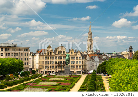 Mont des Arts on Sunny Day. Brussels, Belgium Mont des Arts on Sunny Day. Brussels, Belgium 130262012