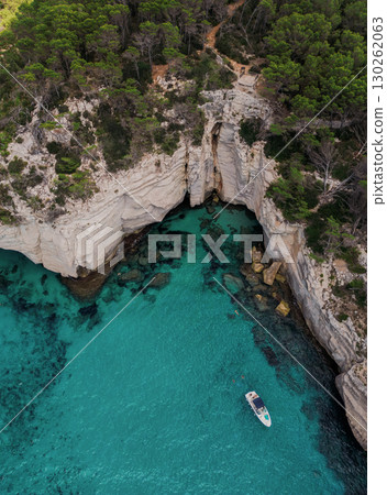 Aerial view of turquoise sea Aerial view of turquoise sea 130262063