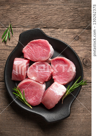 Raw uncooked pork tenderloin meat Raw uncooked pork tenderloin meat 130262378