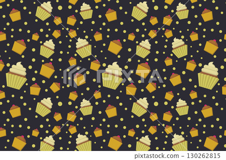 Cupcake Pattern 130262815